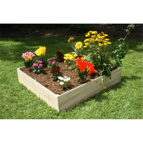 Grillgear Eden 4 Ft. x 4 Ft. x 11 In. Quick Assembly Raised Garden Bed GR29446